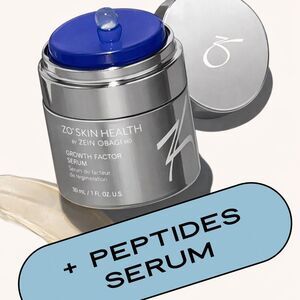ZO Growth Factor Serum + Peptide Facial Refining Serum + Masks $465 Value